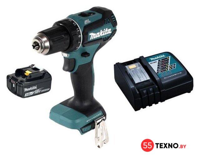 Дрель-шуруповерт Makita DDF485RF (с 1-м АКБ, кейс) - Изображение №1 — Интернет-магазин 55texno.by
