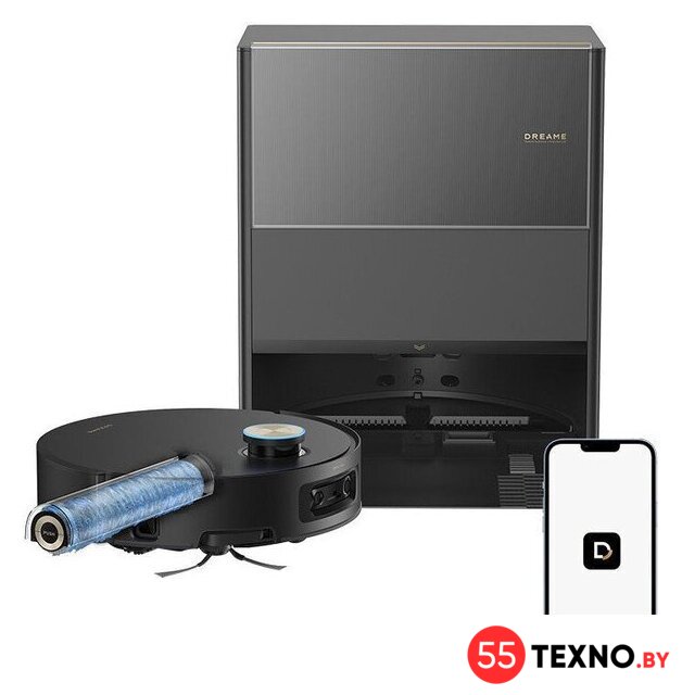 Робот-пылесос Dreame Robot Vacuum Aqua10 Ultra Roller Complete Black RLH71DE-1 (евровилка, черный) - Изображение №1 — Интернет-магазин 55texno.by
