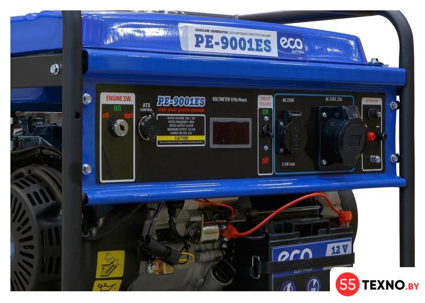 Бензиновый генератор ECO PE-9001ES - Изображение №5 — Интернет-магазин 55texno.by
