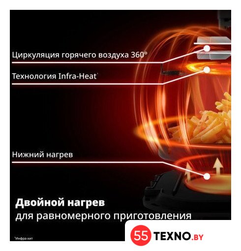 Аэрогриль (аэрофритюрница) Tefal EY8328E0 - Изображение №7 — Интернет-магазин 55texno.by