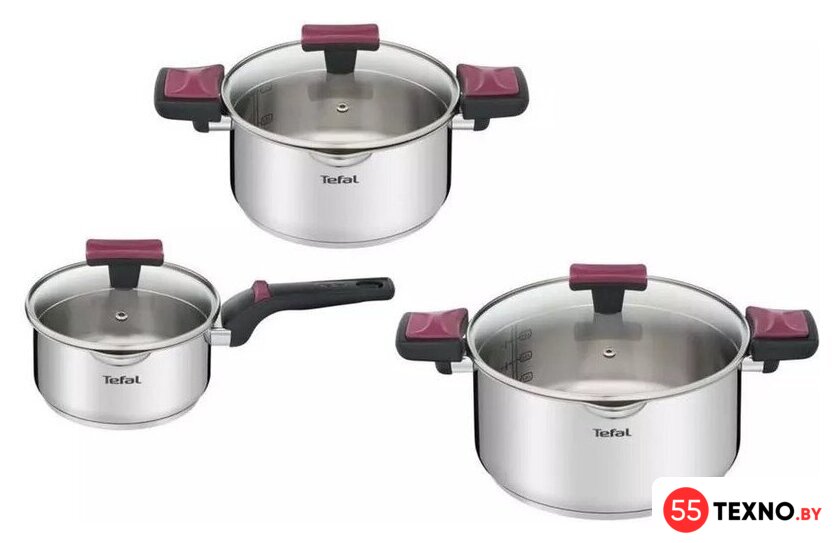 Набор кастрюль Tefal G723S674 - Изображение №1 — Интернет-магазин 55texno.by