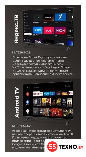 Телевизор MAUNFELD MLT32HSX02 - Изображение №5 — Интернет-магазин 55texno.by