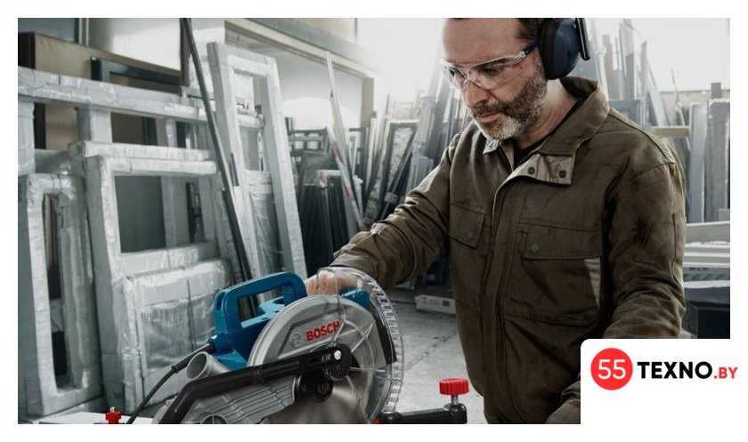 Торцовочная пила Bosch GCM 216 Professional 0601B33000 - Изображение №7 — Интернет-магазин 55texno.by