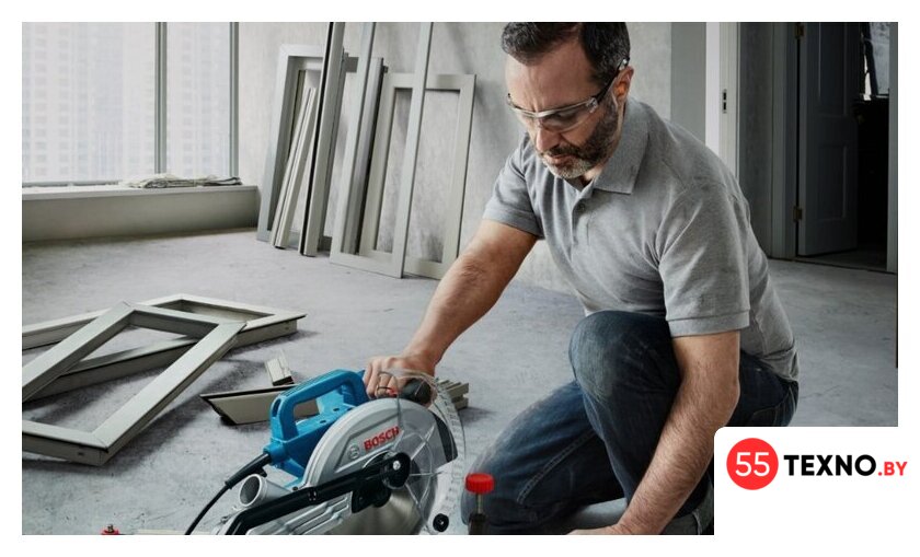Торцовочная пила Bosch GCM 216 Professional 0601B33000 - Изображение №6 — Интернет-магазин 55texno.by