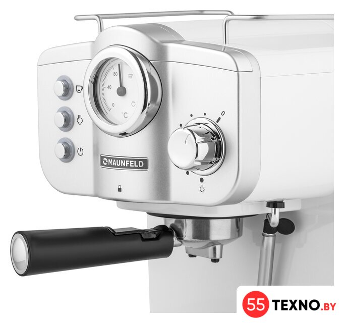 Рожковая кофеварка MAUNFELD MF-735WH Pro - Изображение №9 — Интернет-магазин 55texno.by