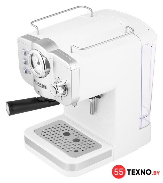 Рожковая кофеварка MAUNFELD MF-735WH Pro - Изображение №3 — Интернет-магазин 55texno.by