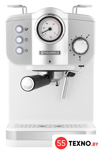 Рожковая кофеварка MAUNFELD MF-735WH Pro - Изображение №4 — Интернет-магазин 55texno.by