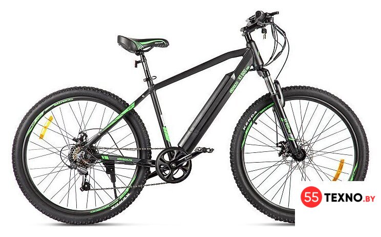 Электровелосипед Eltreco XT 600 Pro (черный/зеленый) - Изображение №1 — Интернет-магазин 55texno.by