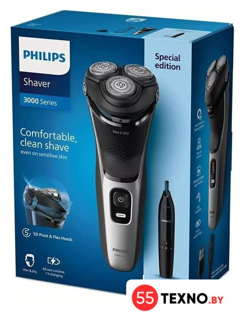 Электробритва Philips S3143/02 - Изображение №3 — Интернет-магазин 55texno.by