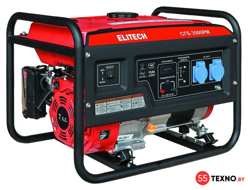 Бензиновый генератор ELITECH СГБ 3500РМ - Изображение №1 — Интернет-магазин 55texno.by