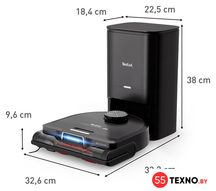 Робот-пылесос Tefal X-Plorer S240+ AI RG9695WH - Изображение №8 — Интернет-магазин 55texno.by