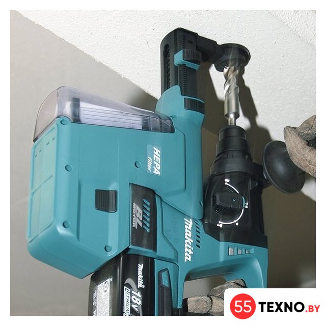 Перфоратор Makita DHR242RT (с 1-им АКБ, кейс) - Изображение №2 — Интернет-магазин 55texno.by