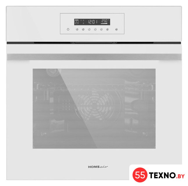 Электрический духовой шкаф HOMSair OEH6010WH - Изображение №1 — Интернет-магазин 55texno.by