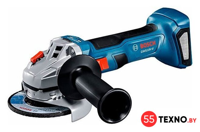 Угловая шлифмашина Bosch GWS 180-LI Professional 06019H9022 (без АКБ) - Изображение №1 — Интернет-магазин 55texno.by