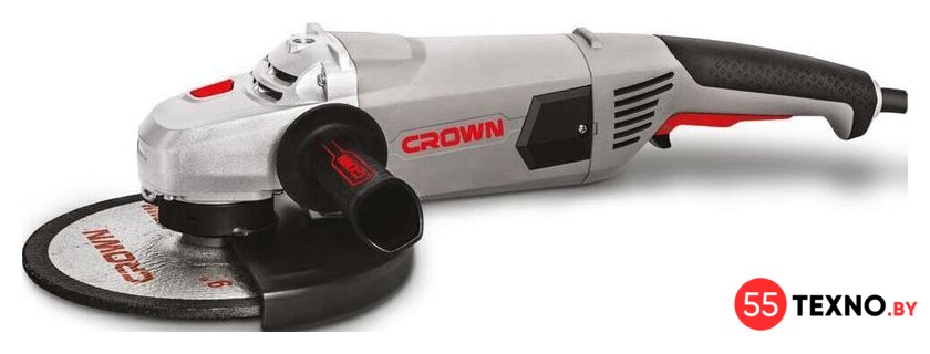 Угловая шлифмашина Crown CT13489-230S - Изображение №2 — Интернет-магазин 55texno.by