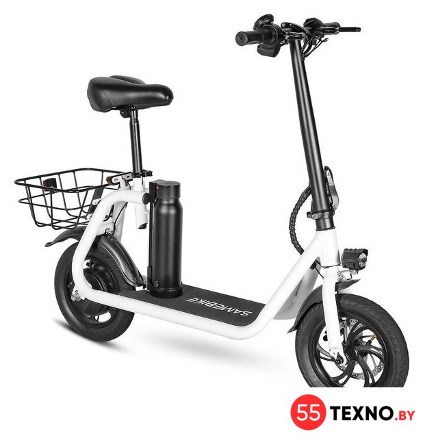 Электросамокат SameBike Comfort SB-C350 (белый) - Изображение №3 — Интернет-магазин 55texno.by