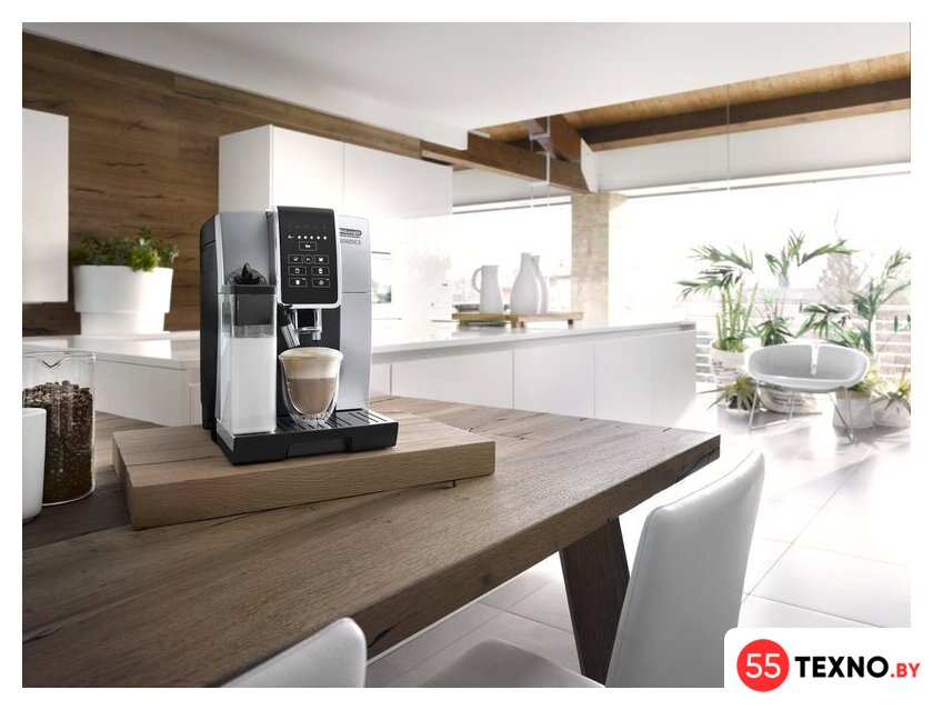 Кофемашина DeLonghi Dinamica ECAM350.50.SB - Изображение №8 — Интернет-магазин 55texno.by
