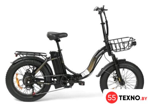 Электровелосипед SameBike City Master Fat (черный) - Изображение №1 — Интернет-магазин 55texno.by