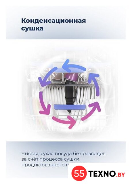 Отдельностоящая посудомоечная машина MAUNFELD MWF08B - Изображение №34 — Интернет-магазин 55texno.by