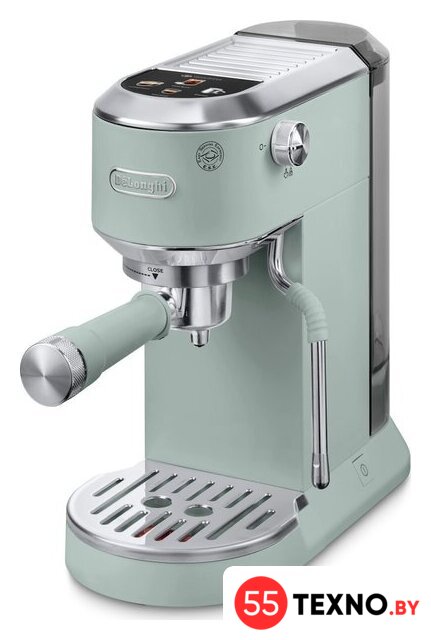 Рожковая кофеварка DeLonghi Dedica EC890.GR - Изображение №2 — Интернет-магазин 55texno.by