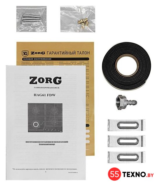 Варочная панель ZorG HAG61 FDW black - Изображение №8 — Интернет-магазин 55texno.by