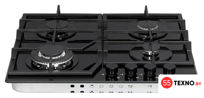 Варочная панель ZorG HAG61 FDW black - Изображение №2 — Интернет-магазин 55texno.by
