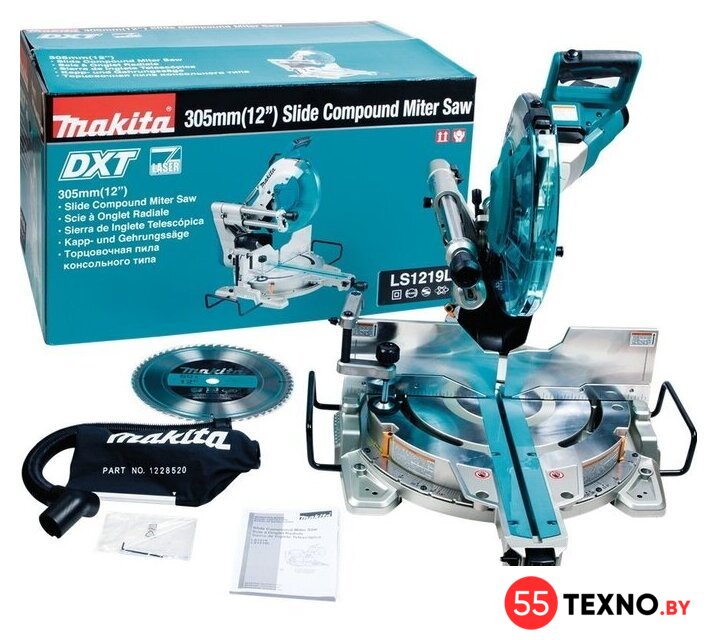 Торцовочная пила Makita LS1219L - Изображение №3 — Интернет-магазин 55texno.by