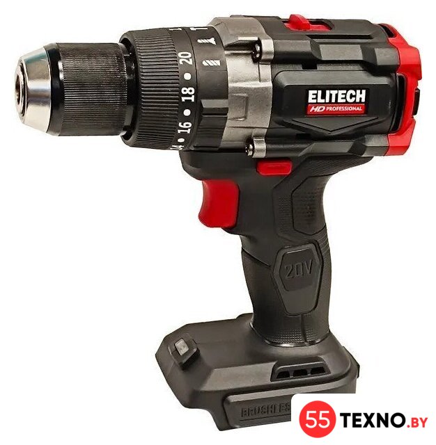 Ударная дрель-шуруповерт ELITECH CD 20BL2 E2201.042.00 (без АКБ) - Изображение №1 — Интернет-магазин 55texno.by