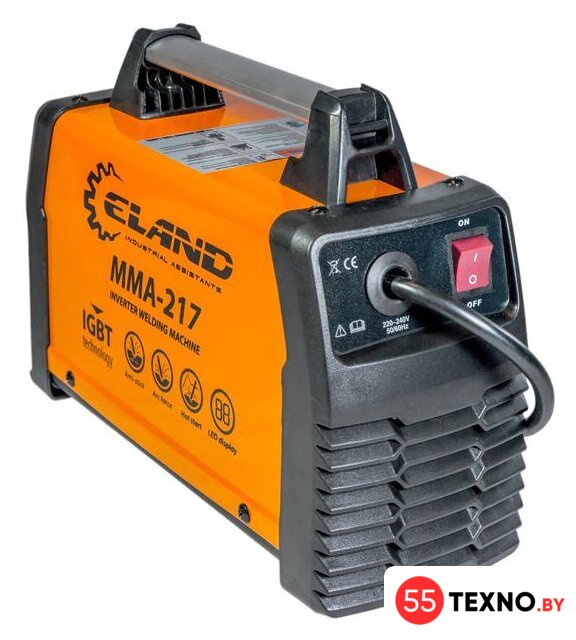 Сварочный инвертор ELAND MMA-217 - Изображение №2 — Интернет-магазин 55texno.by