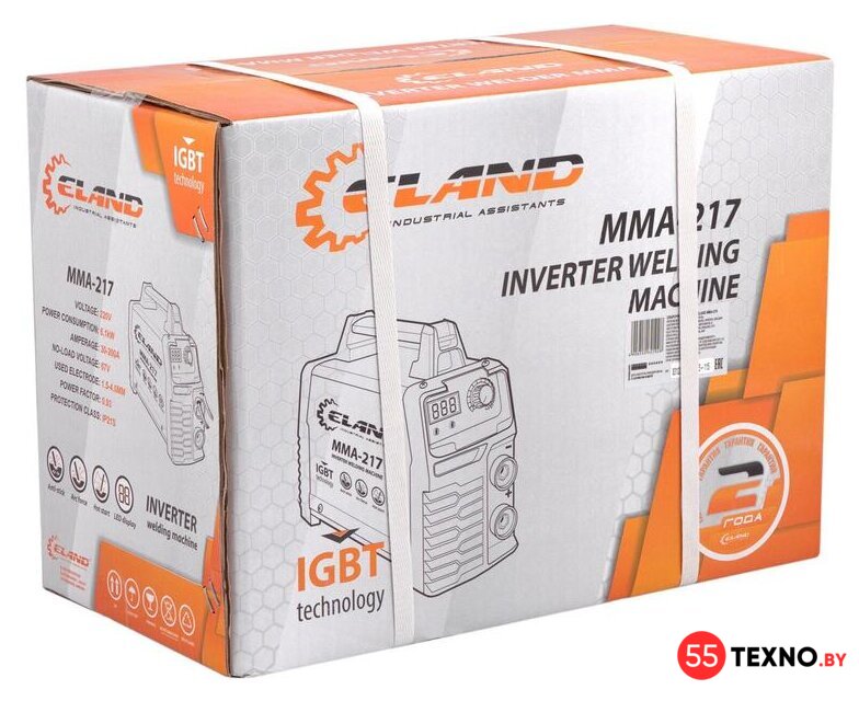 Сварочный инвертор ELAND MMA-217 - Изображение №4 — Интернет-магазин 55texno.by