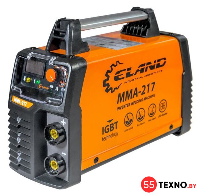 Сварочный инвертор ELAND MMA-217 - Изображение №1 — Интернет-магазин 55texno.by