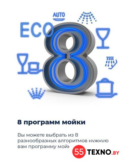 Встраиваемая посудомоечная машина MAUNFELD MLP-08IMR - Изображение №23 — Интернет-магазин 55texno.by