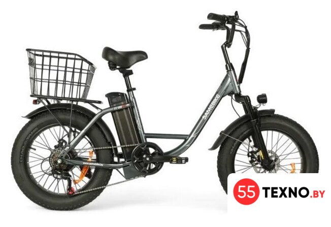 Электровелосипед SameBike FX-500 (серый) - Изображение №1 — Интернет-магазин 55texno.by