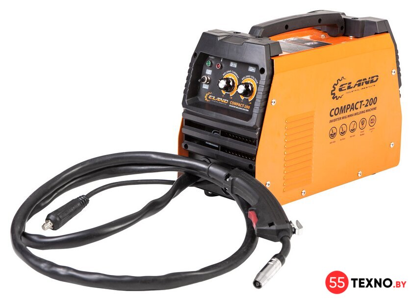 Сварочный инвертор ELAND COMPACT-200 - Изображение №1 — Интернет-магазин 55texno.by