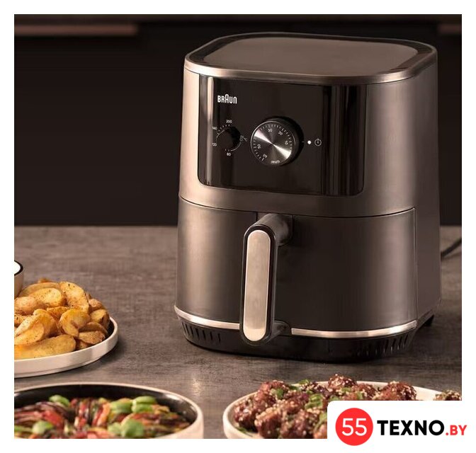 Аэрогриль (аэрофритюрница) Braun MultiFry 3 HF 3000 IBK - Изображение №6 — Интернет-магазин 55texno.by