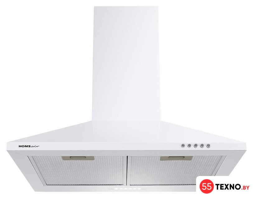 Кухонная вытяжка HOMSair Delta 60 (белый) - Изображение №3 — Интернет-магазин 55texno.by