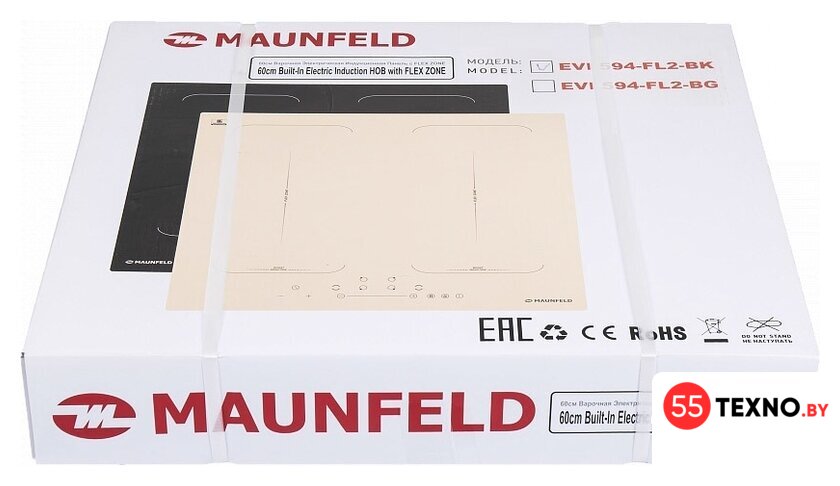 Варочная панель MAUNFELD EVI.594-FL2-BK - Изображение №9 — Интернет-магазин 55texno.by