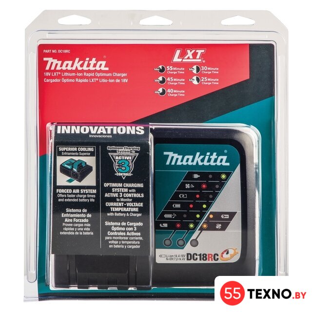 Зарядное устройство Makita DC18RC - Изображение №3 — Интернет-магазин 55texno.by