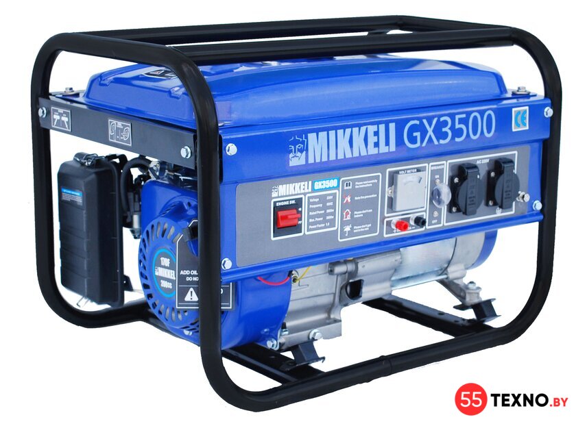 Бензиновый генератор Mikkele GX3500 - Изображение №1 — Интернет-магазин 55texno.by