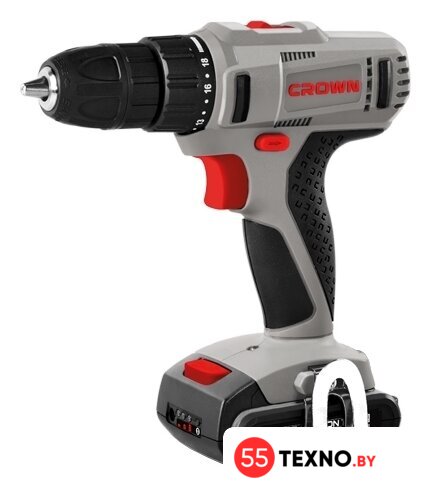 Дрель-шуруповерт Crown CT21055L-1.5 BMC (с 2-мя АКБ, кейс) - Изображение №1 — Интернет-магазин 55texno.by