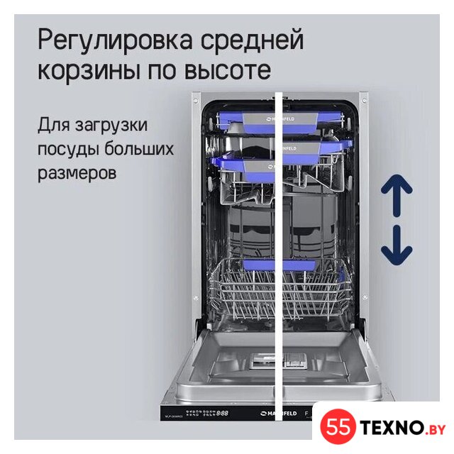 Встраиваемая посудомоечная машина MAUNFELD MLP-08IMROI - Изображение №28 — Интернет-магазин 55texno.by