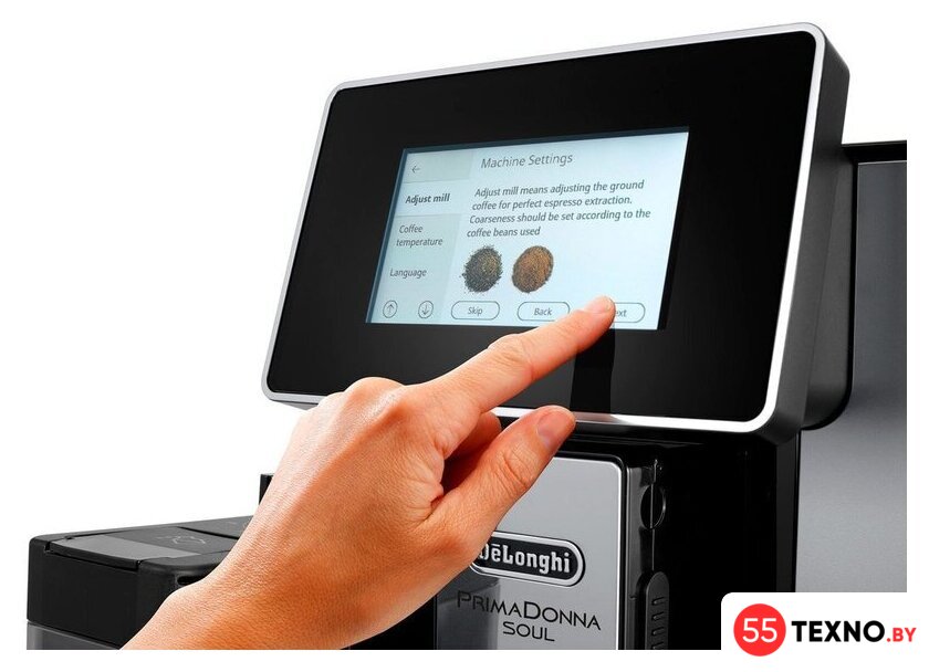 Кофемашина DeLonghi PrimaDonna Soul ECAM610.55.SB - Изображение №5 — Интернет-магазин 55texno.by