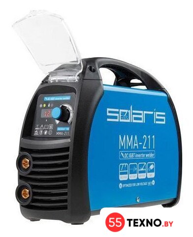 Сварочный инвертор Solaris MMA-211 - Изображение №1 — Интернет-магазин 55texno.by