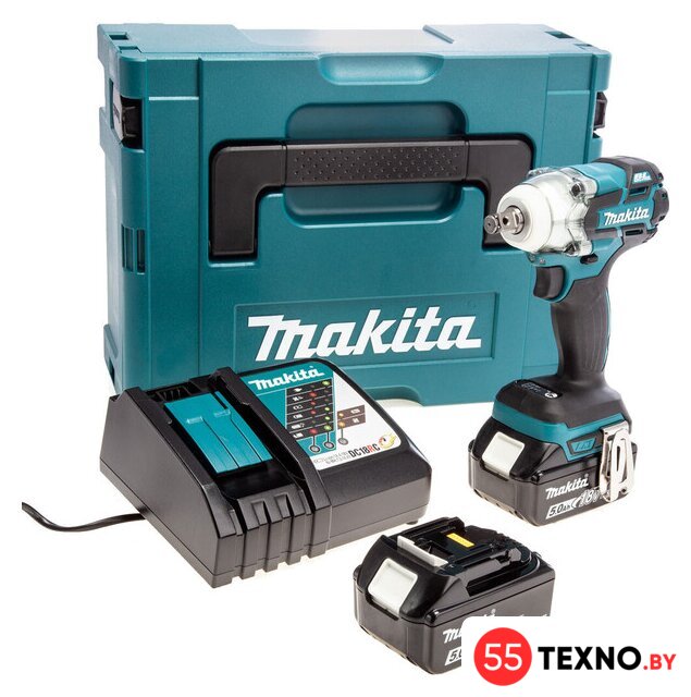 Гайковерт Makita DTW285RTJ (с 2-мя АКБ 5 Ач, кейс) - Изображение №1 — Интернет-магазин 55texno.by