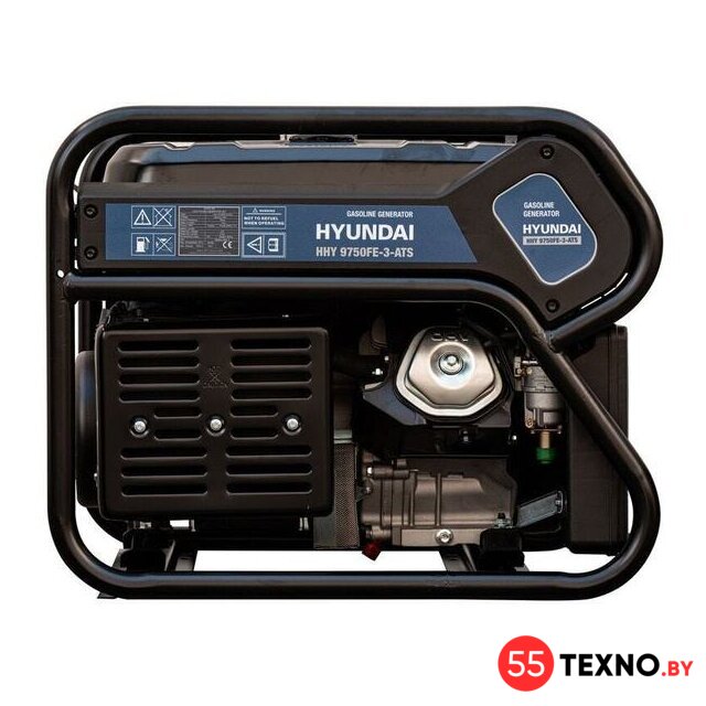 Бензиновый генератор Hyundai HHY9750FE-3-ATS - Изображение №3 — Интернет-магазин 55texno.by