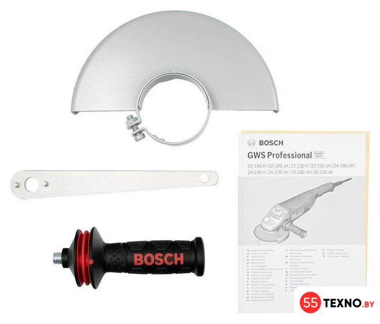 Угловая шлифмашина Bosch GWS 26-230 JH Professional 0601856M00 - Изображение №5 — Интернет-магазин 55texno.by