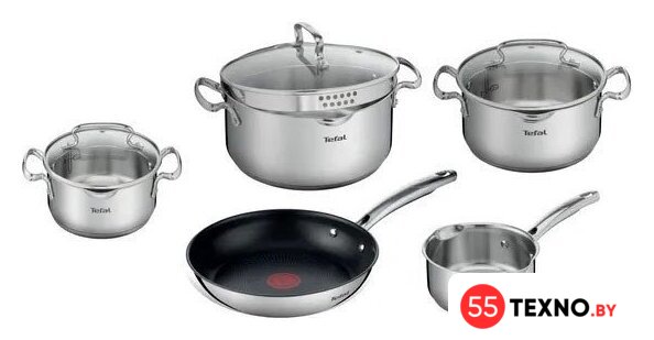 Набор кастрюль Tefal Duetto+ G732S855 - Изображение №1 — Интернет-магазин 55texno.by