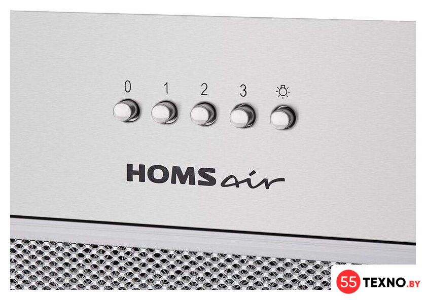 Кухонная вытяжка HOMSair Camelia Power 60 (нержавеющая сталь) - Изображение №7 — Интернет-магазин 55texno.by