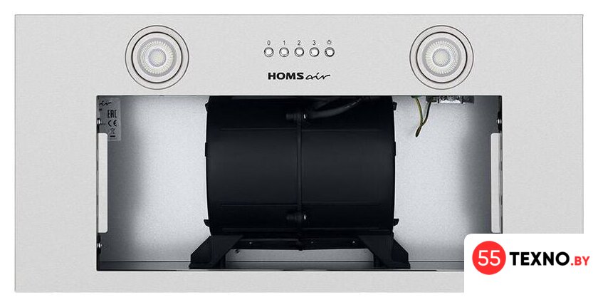 Кухонная вытяжка HOMSair Camelia Power 60 (нержавеющая сталь) - Изображение №5 — Интернет-магазин 55texno.by