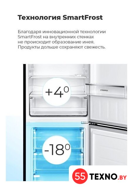 Холодильник MAUNFELD MFF176SFW - Изображение №14 — Интернет-магазин 55texno.by
